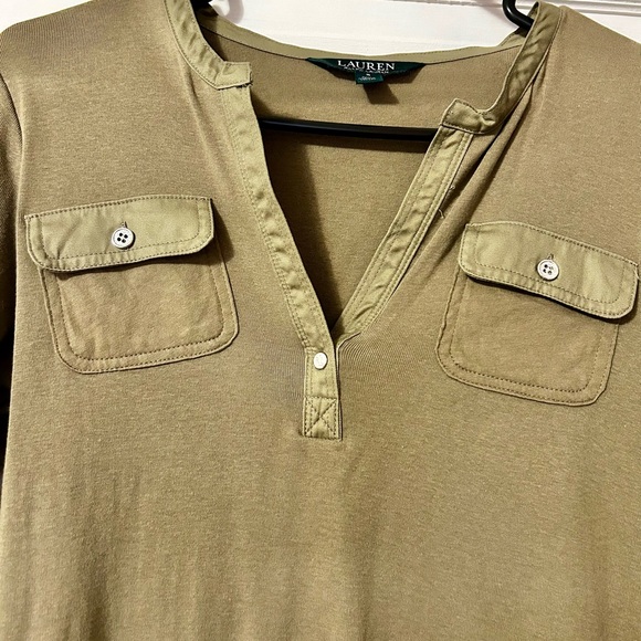 3/4 Length Ralph Lauren Top - Picture 2 of 4